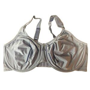 Wacoal Basic Beauty Full Figure Seamless Underwire Bra Blue Sz 40DD 855192